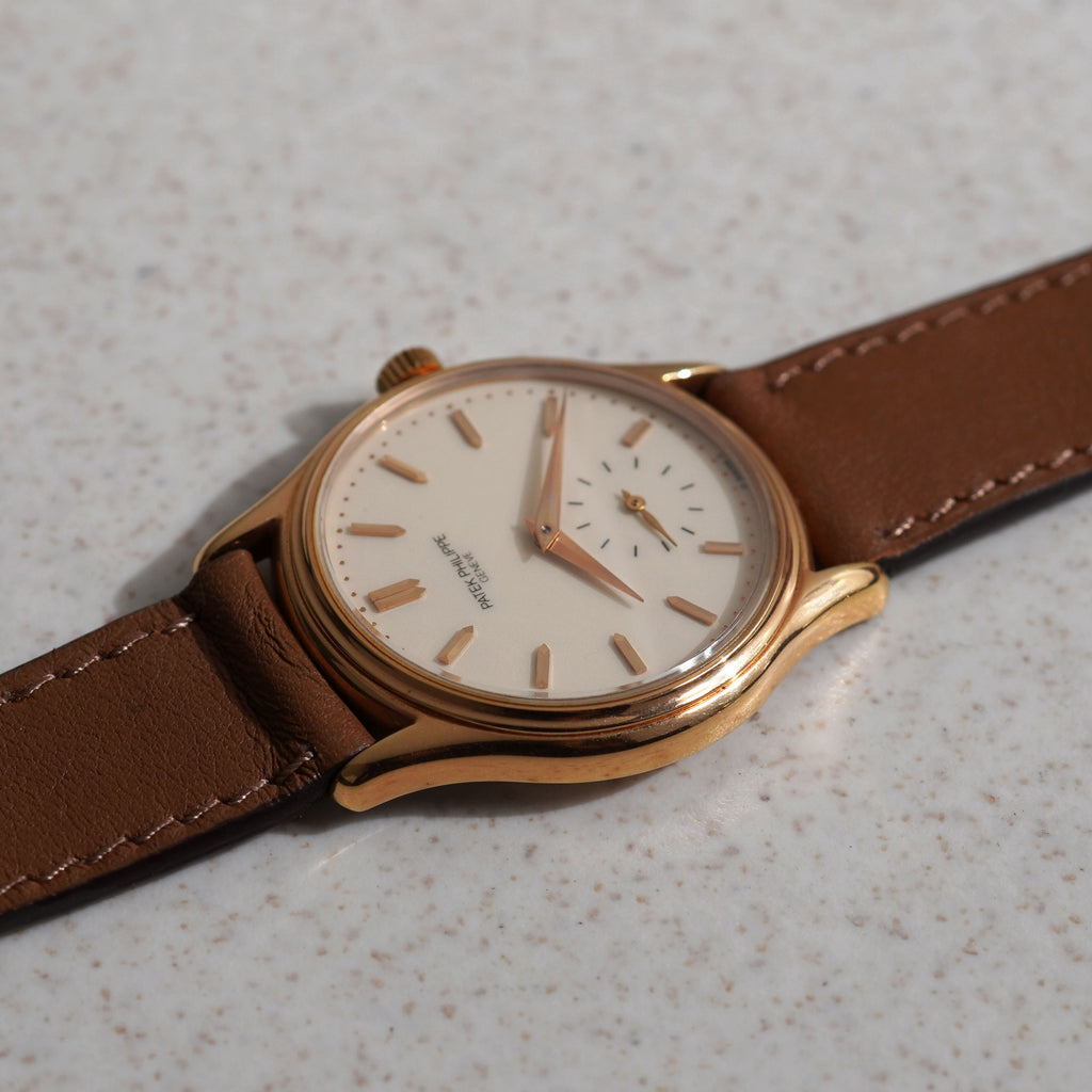 Patek Philippe Calatrava, Glazed "enamel dial", Ref. 3923R, Rose Gold