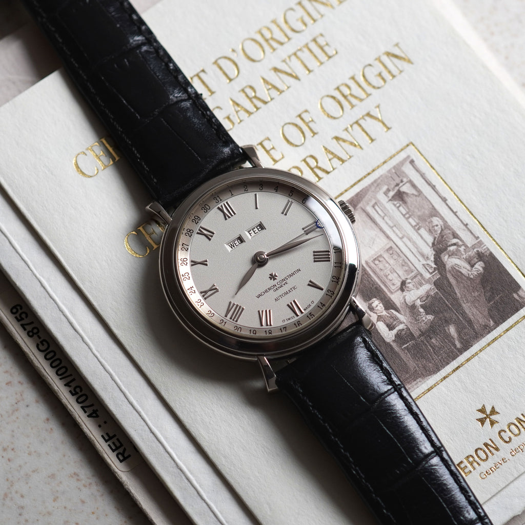 Vacheron Constantin Les Historiques Triple Calendar, Ref. 47051, White Gold