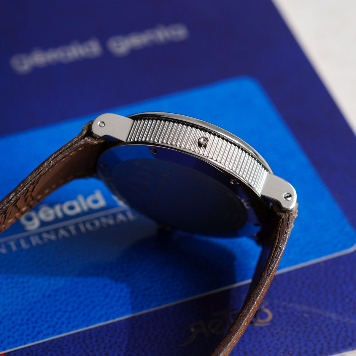 Gerald Genta Retro Classic Jumping Hour Bi‑Retrograde, Ref. G.3714, Steel