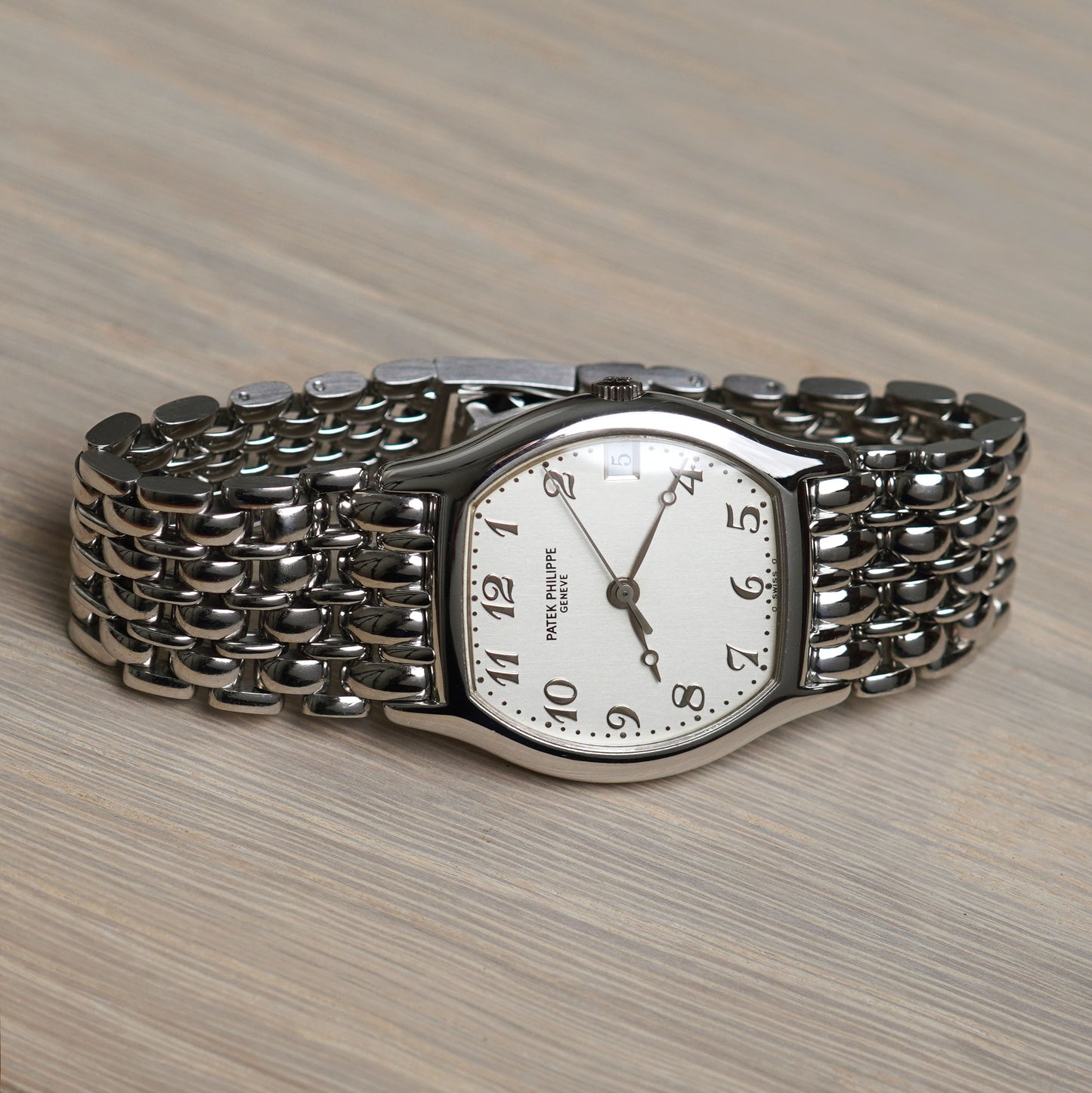 Patek Philippe Gondolo Bracelet Watch, Ref. 5030/22, White Gold