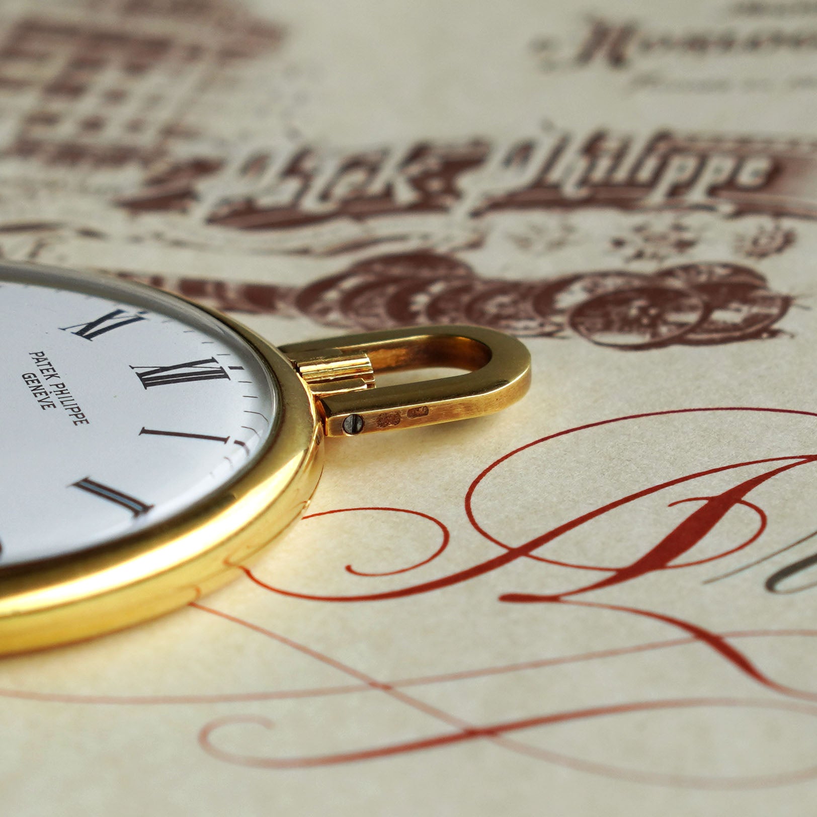 Patek Philippe Open-face Pocket Watch, Ref. 866, Yellow Gold