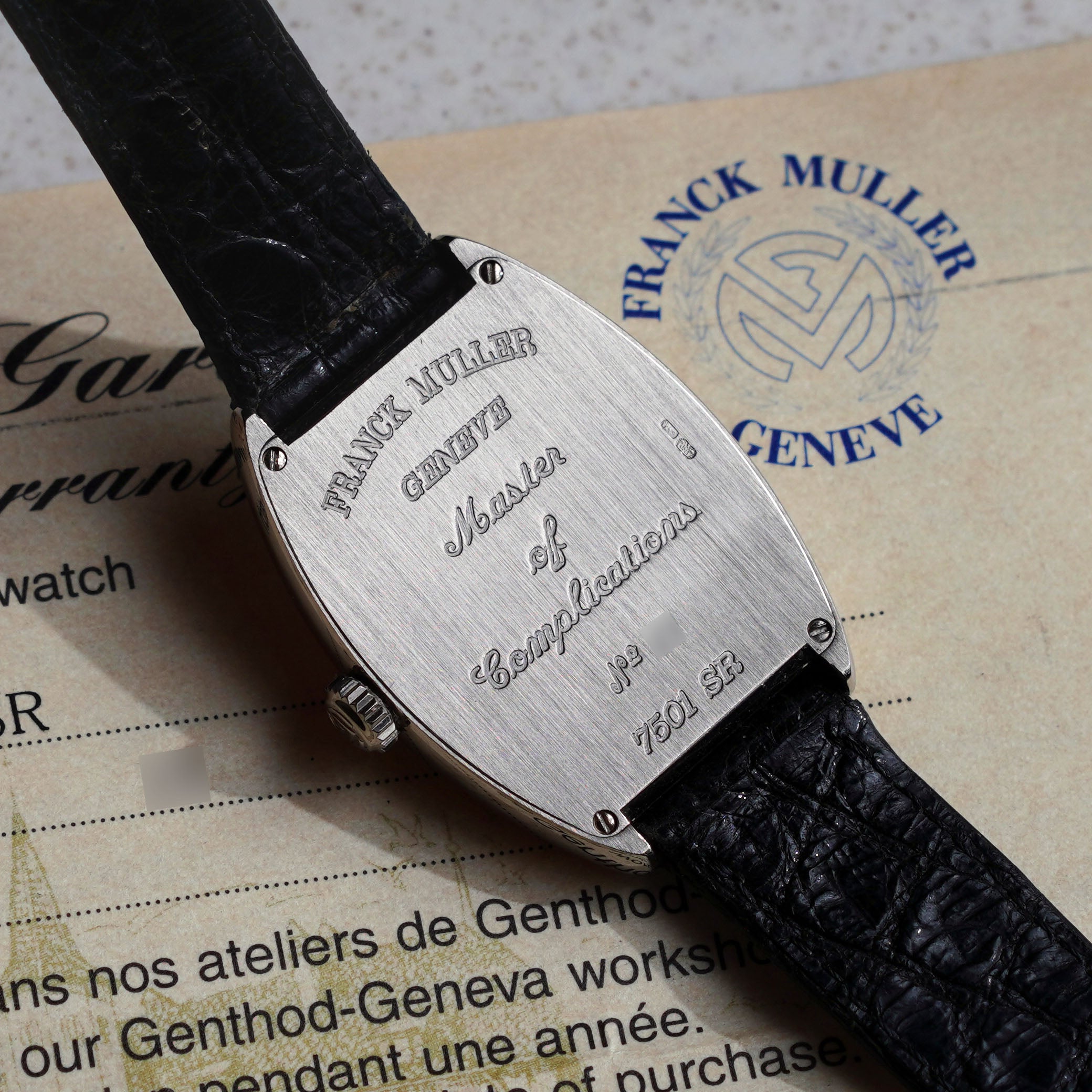 Franck Muller Master of Complications Regulateur, Ref. 7501 SR, White Gold