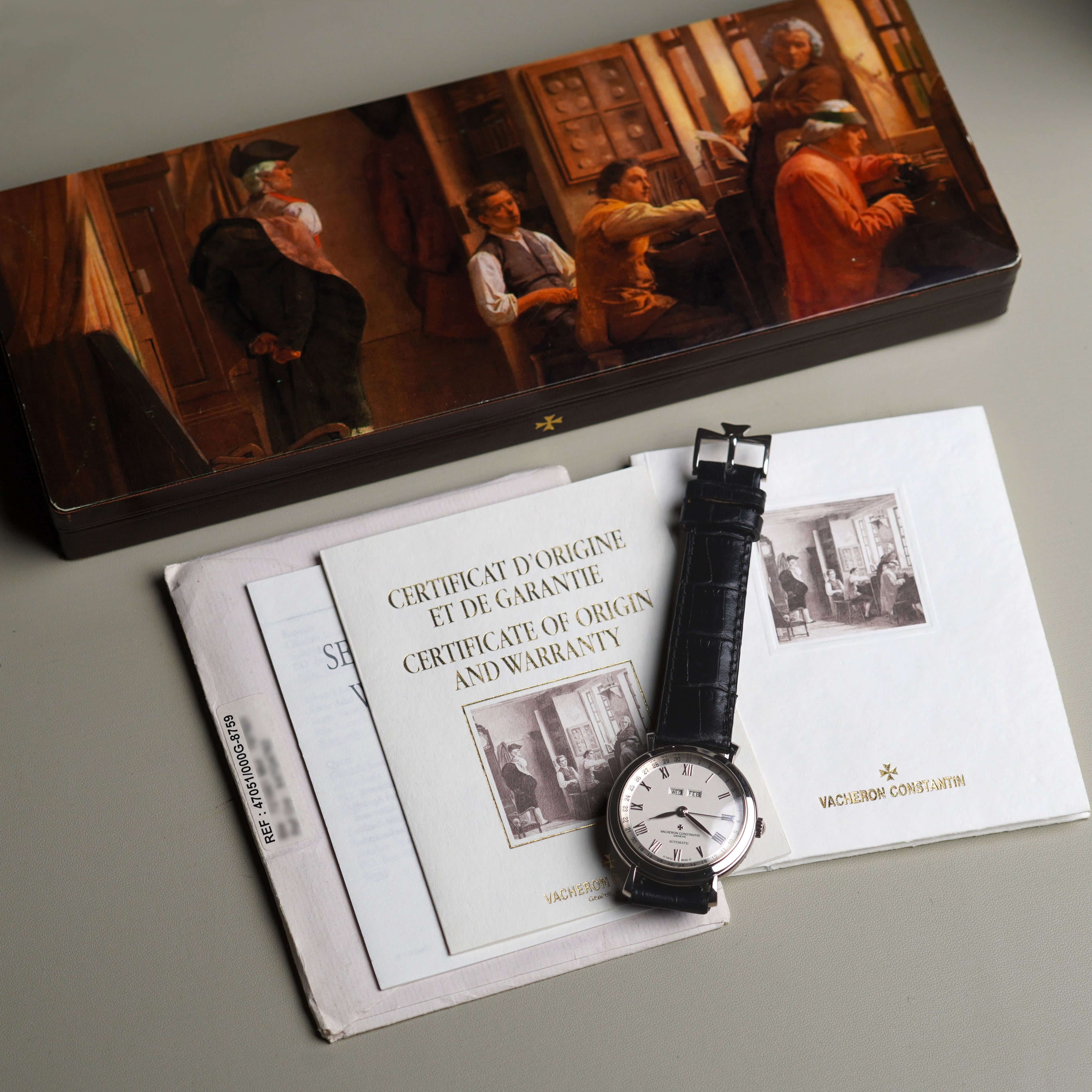 Vacheron Constantin Les Historiques Triple Calendar, Ref. 47051, White Gold