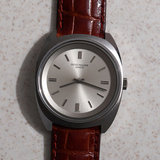 Patek Philippe Calatrava, Silver dial, Ref. 3579, Stainless steel