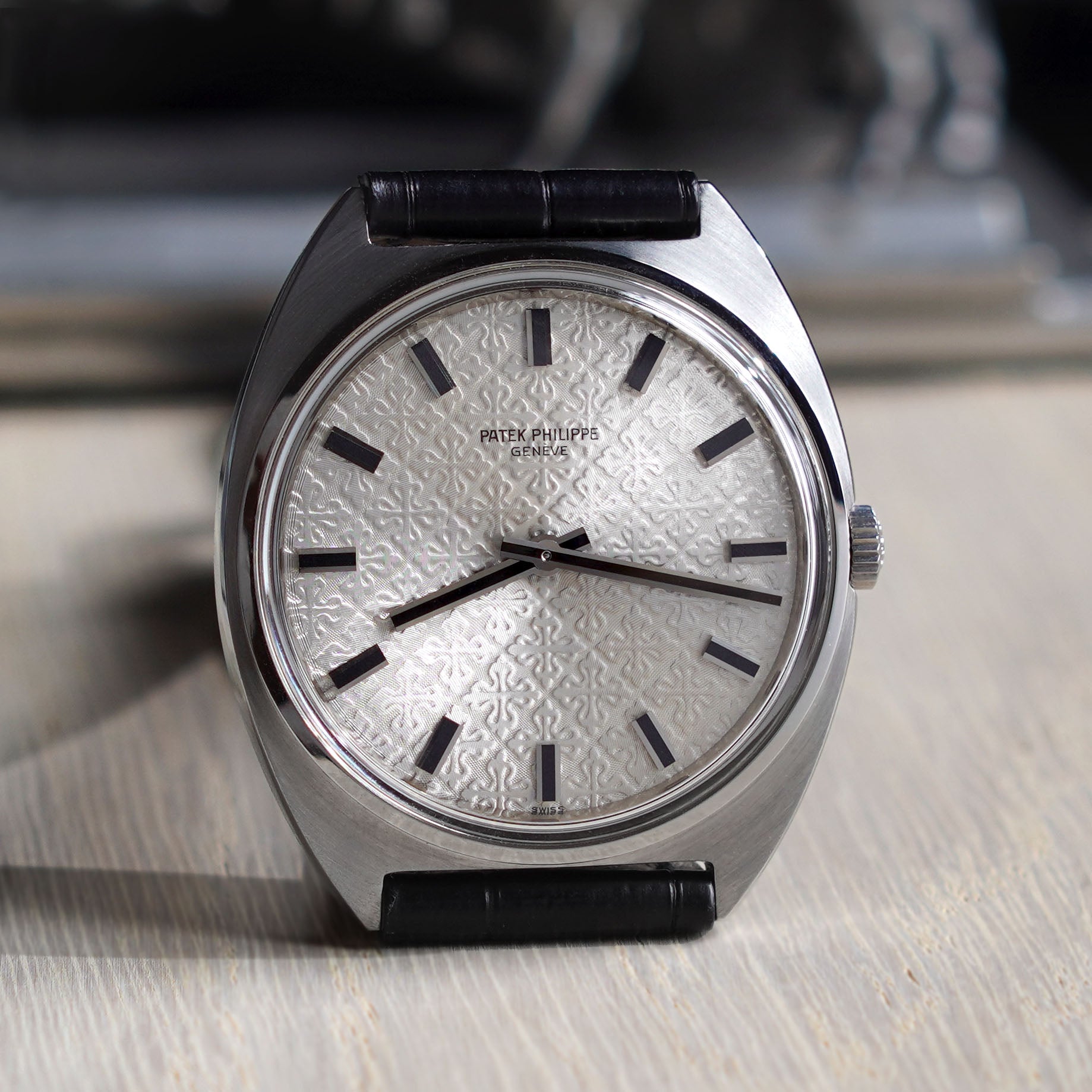 Patek Philippe Calatrava, "Calatrava cross" dial, Ref. 3574, Steel