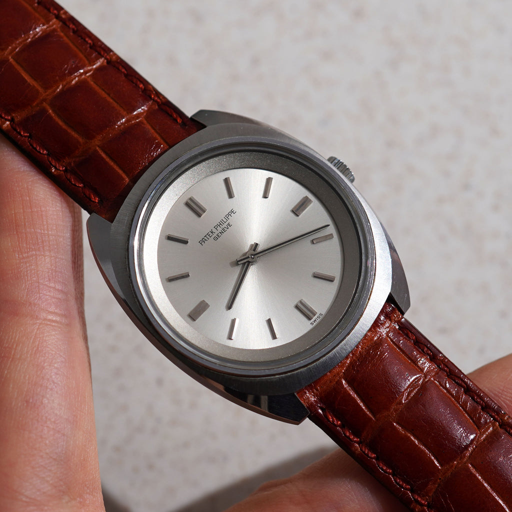 Patek Philippe Calatrava, Silver dial, Ref. 3579, Stainless steel