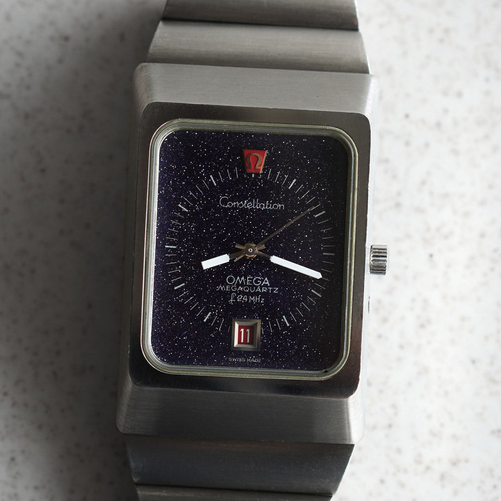 Omega Steel Constellation Megaquartz Stardust, Ref. ST 396.0806, Steel