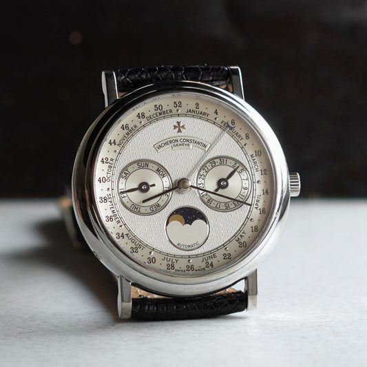 Vacheron Constantin Triple Calendar Moonphase with No. of Weeks Indicator, White Gold