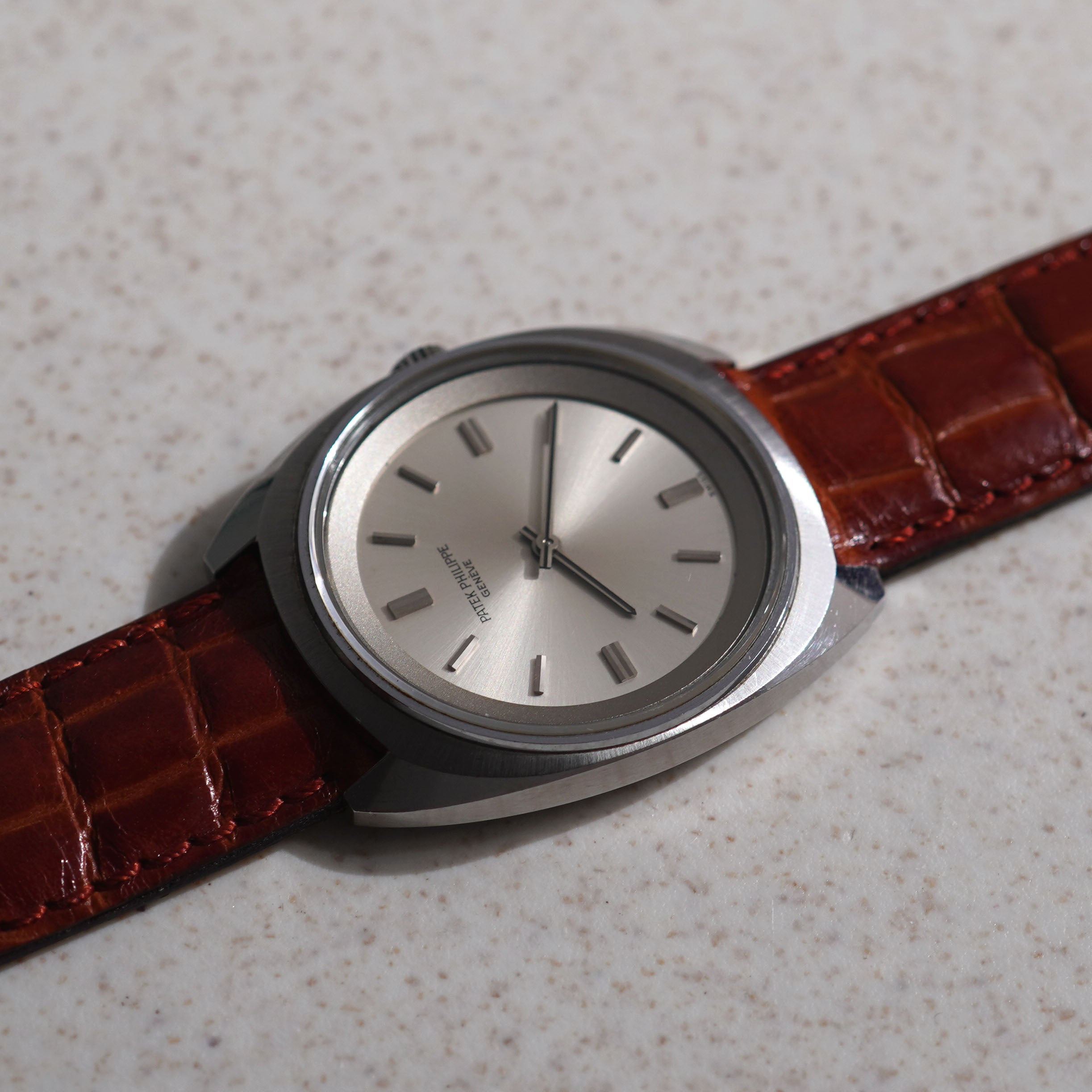 Patek Philippe Calatrava, Silver dial, Ref. 3579, Stainless steel