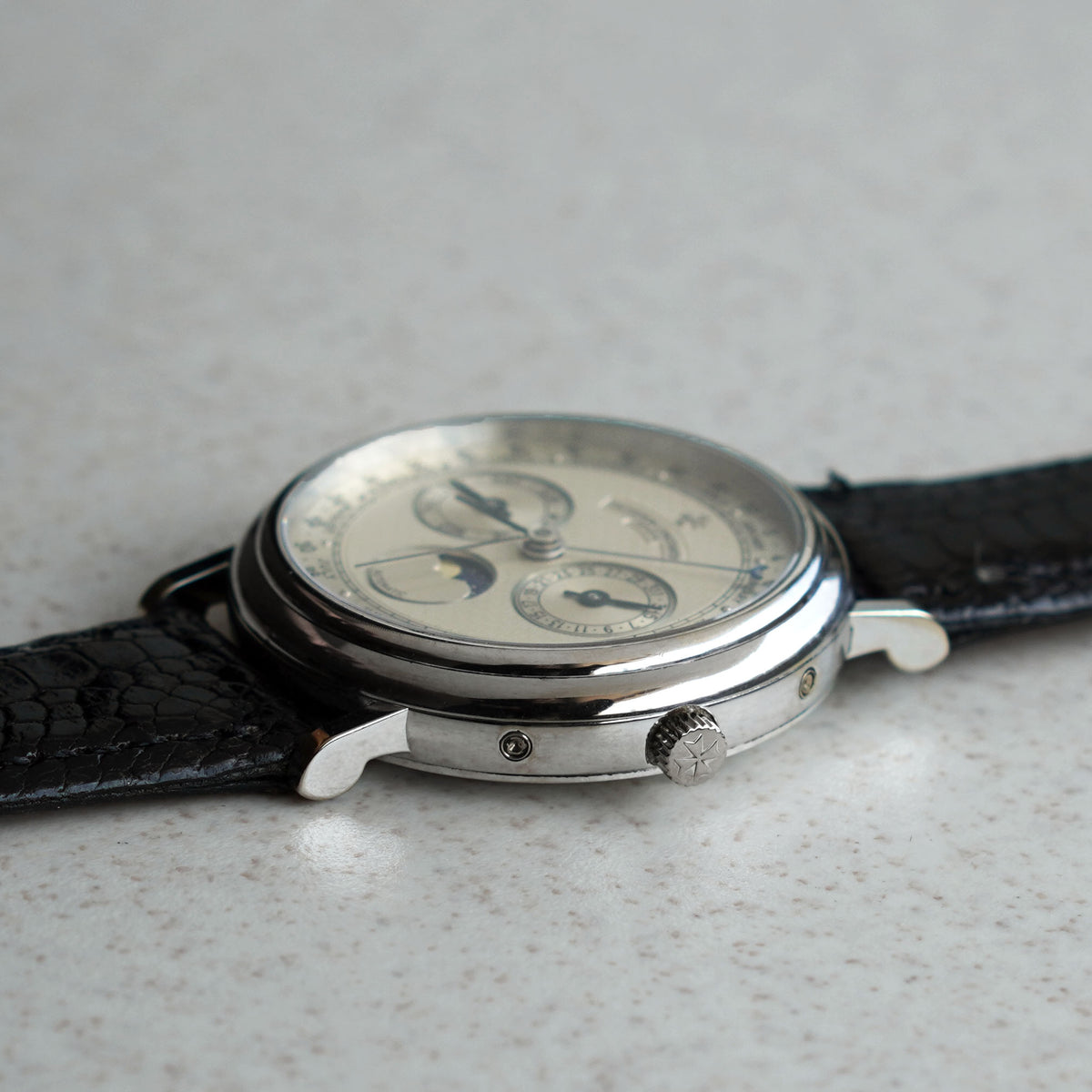 Vacheron Constantin Triple Calendar Moonphase with No. of Weeks Indicator, Ref. 47052, White Gold