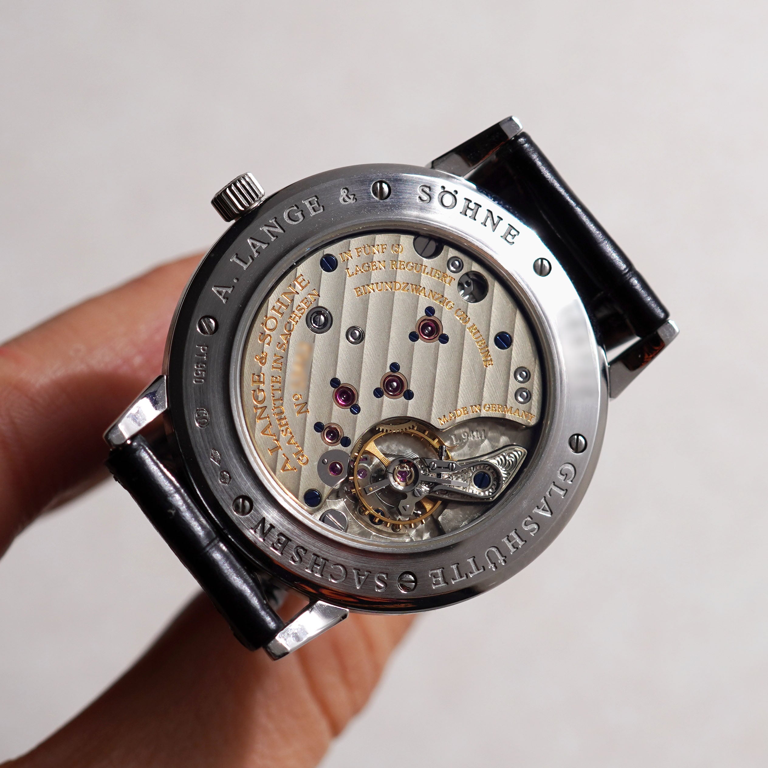 A. Lange & Sohne 1815 First Generation, Ref. 206.025, Platinum