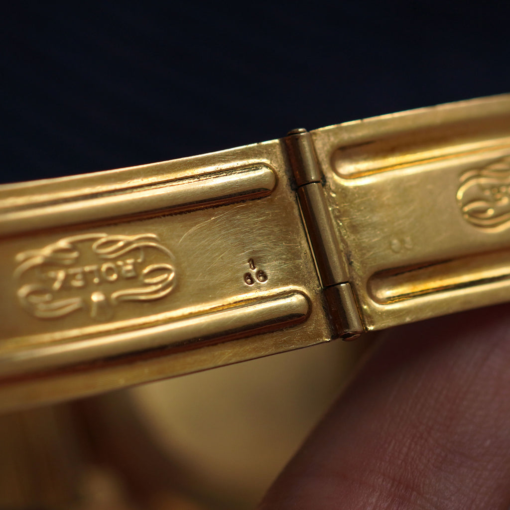 Rolex Vintage Day-Date, Blue dial, Ref. 1803, Yellow Gold
