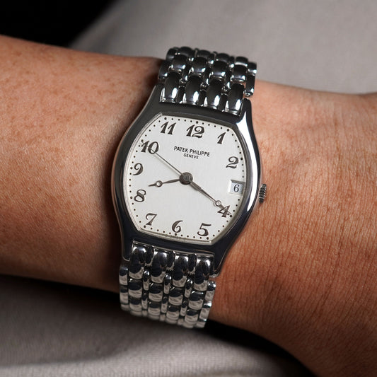 Patek Philippe Gondolo Bracelet Watch, Ref. 5030/22, White Gold