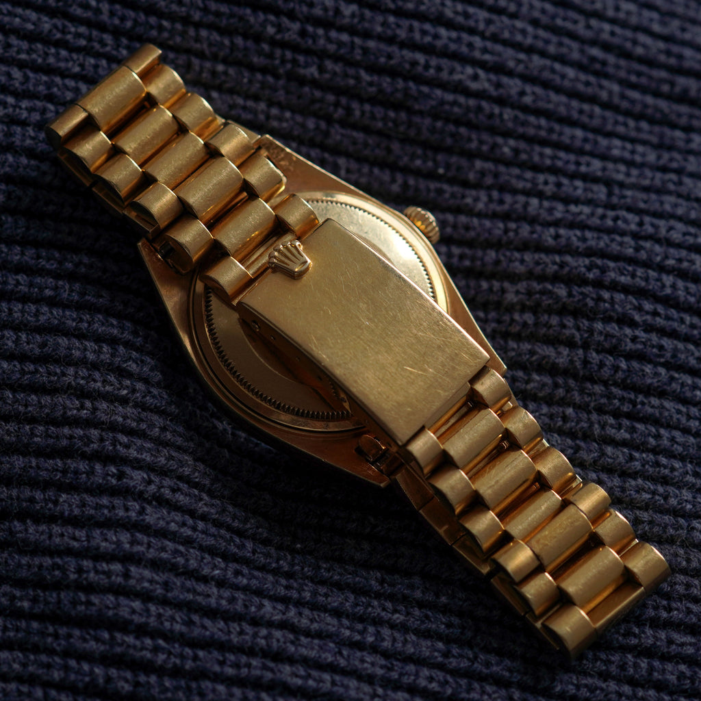 Rolex Vintage Day-Date, Blue dial, Ref. 1803, Yellow Gold