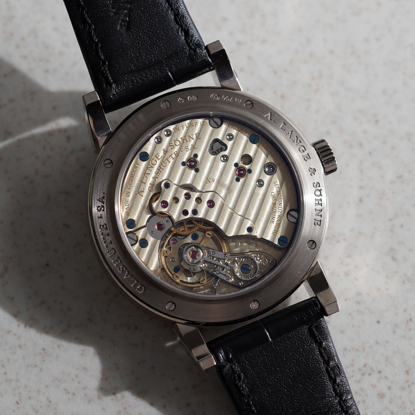 A. Lange & Sohne Richard Lange Exclusive Boutique Edition, White Gold