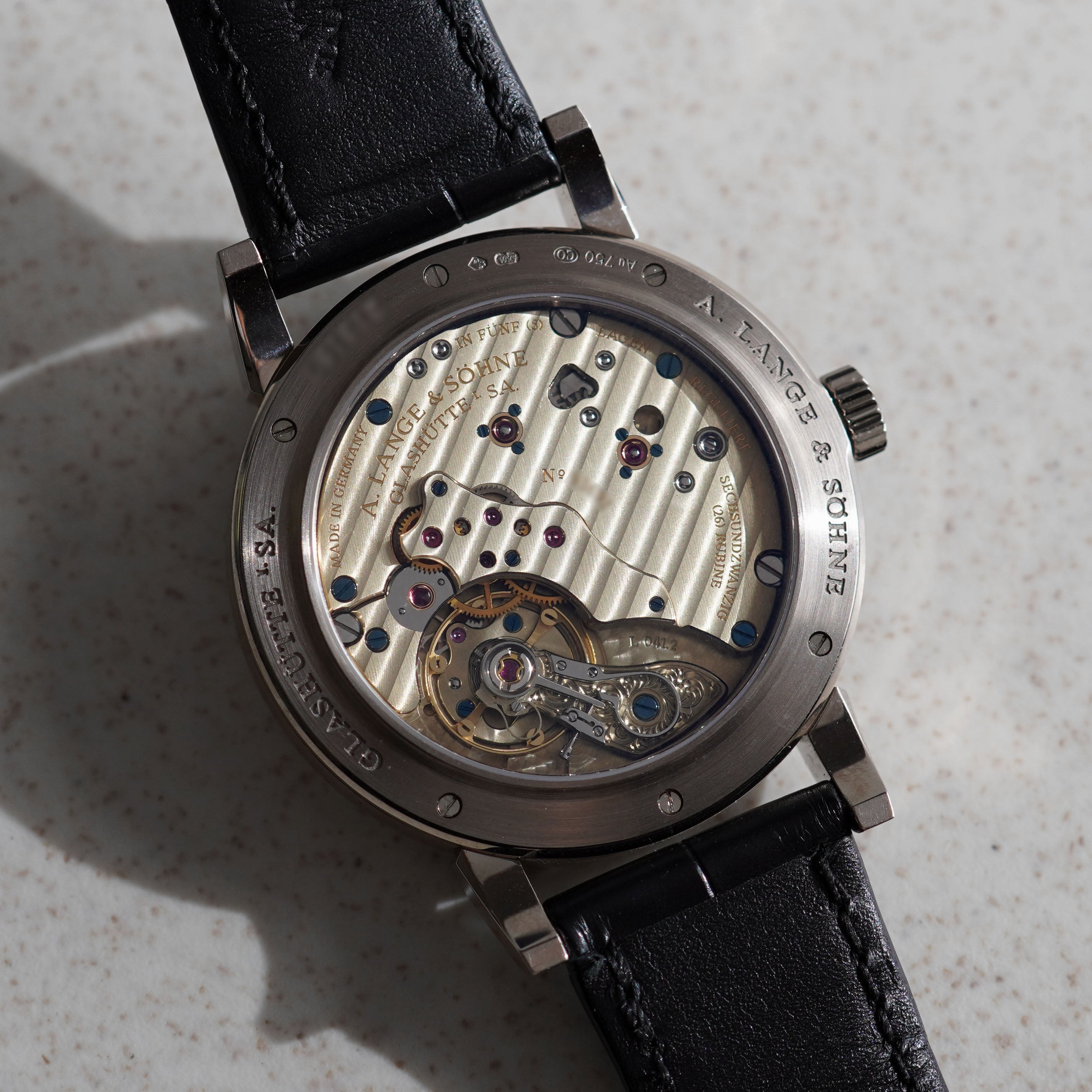 A. Lange & Sohne Richard Lange Exclusive Boutique Edition, Ref. 232.026, White Gold