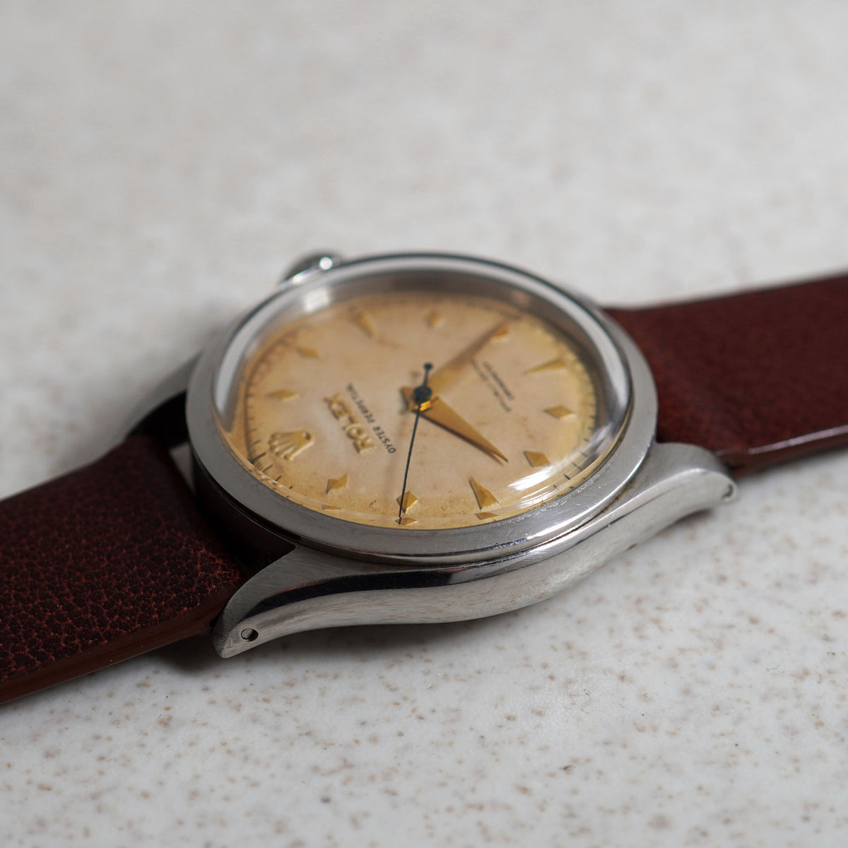 Rolex Oyster Perpetual Semi-Bubbleback, Ref. 6284, Steel