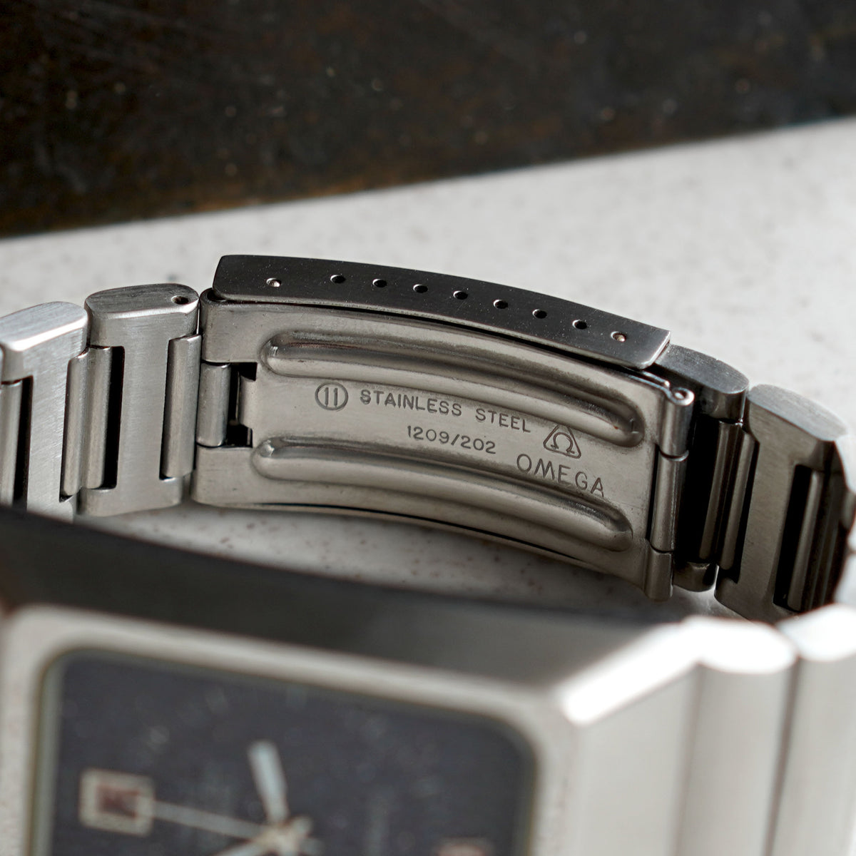 Omega Steel Constellation Megaquartz Stardust, Ref. ST 396.0806, Steel