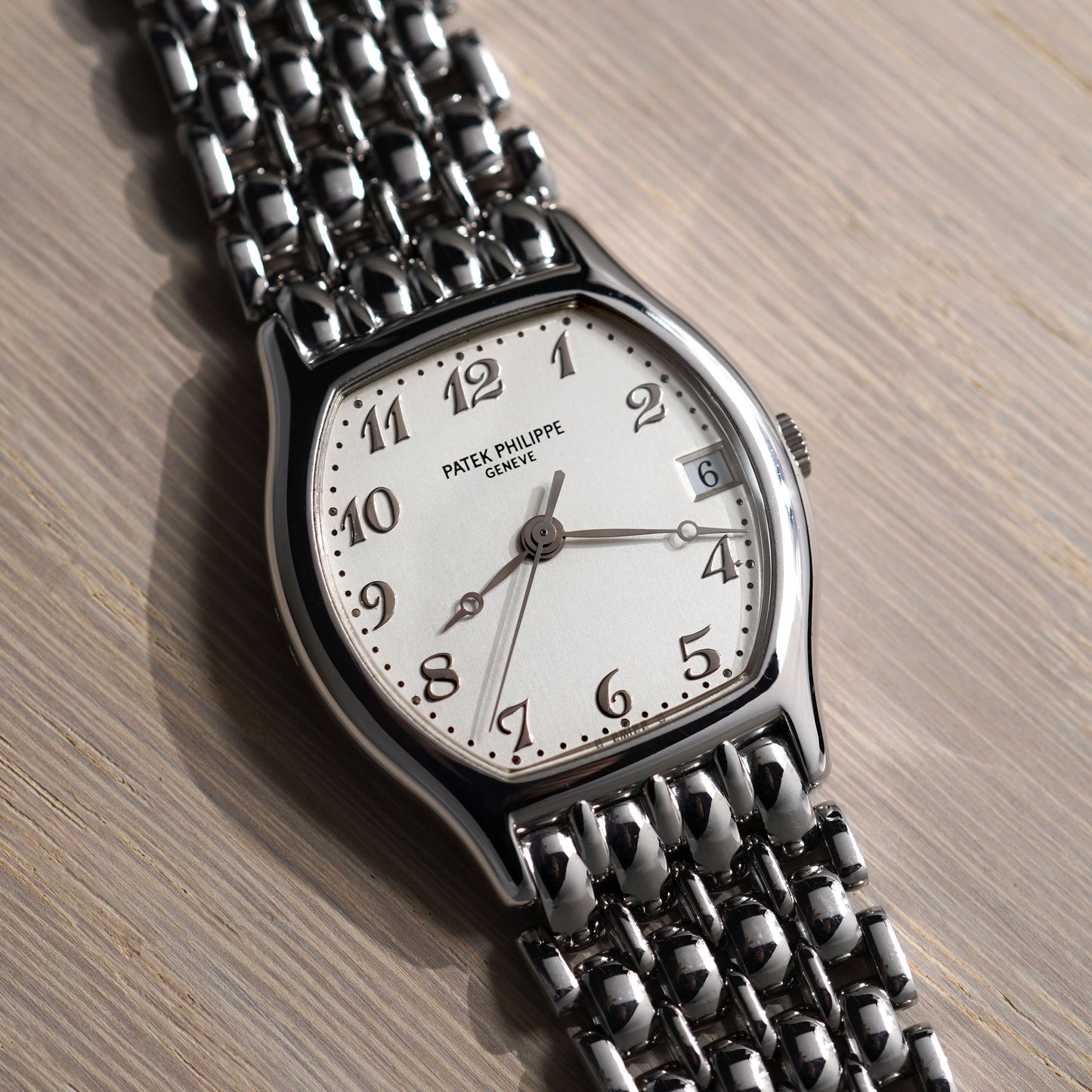 Patek Philippe Gondolo Bracelet Watch, Ref. 5030/22, White Gold