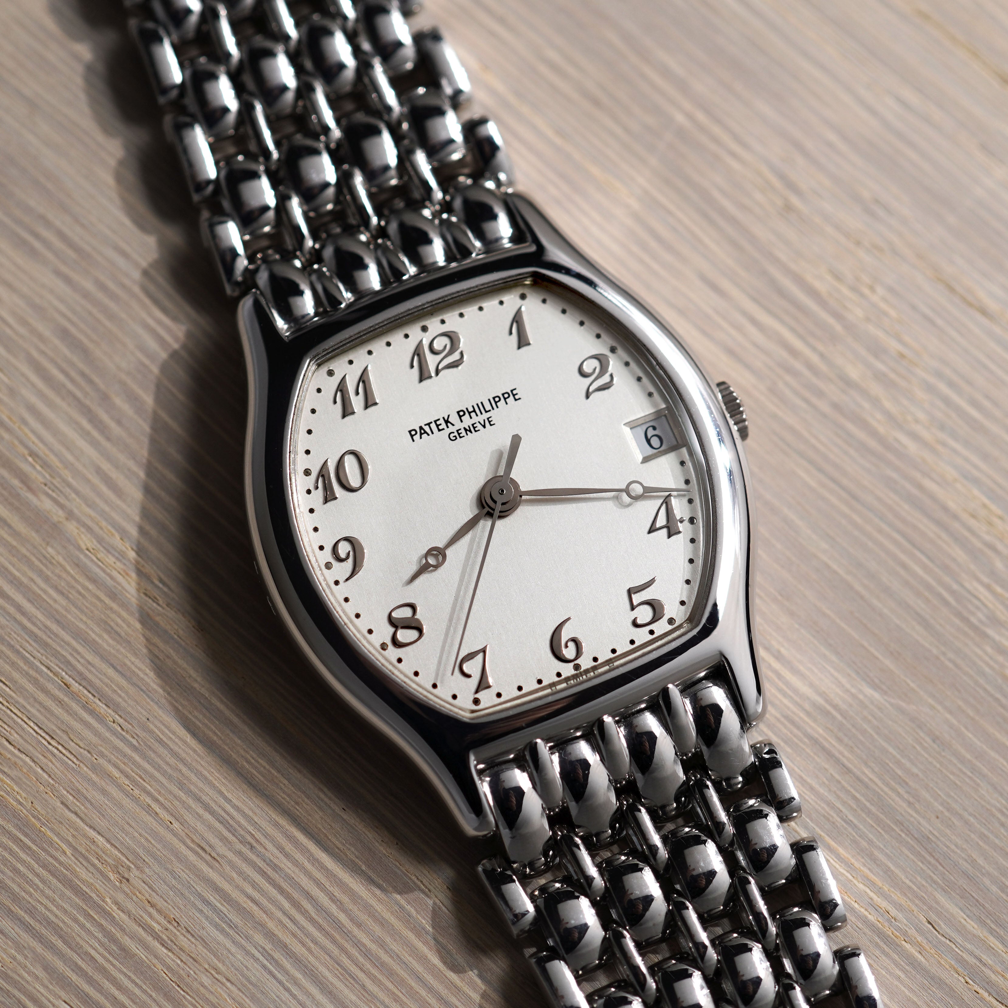 Patek Philippe Gondolo Bracelet Watch, Ref. 5030/22, White Gold