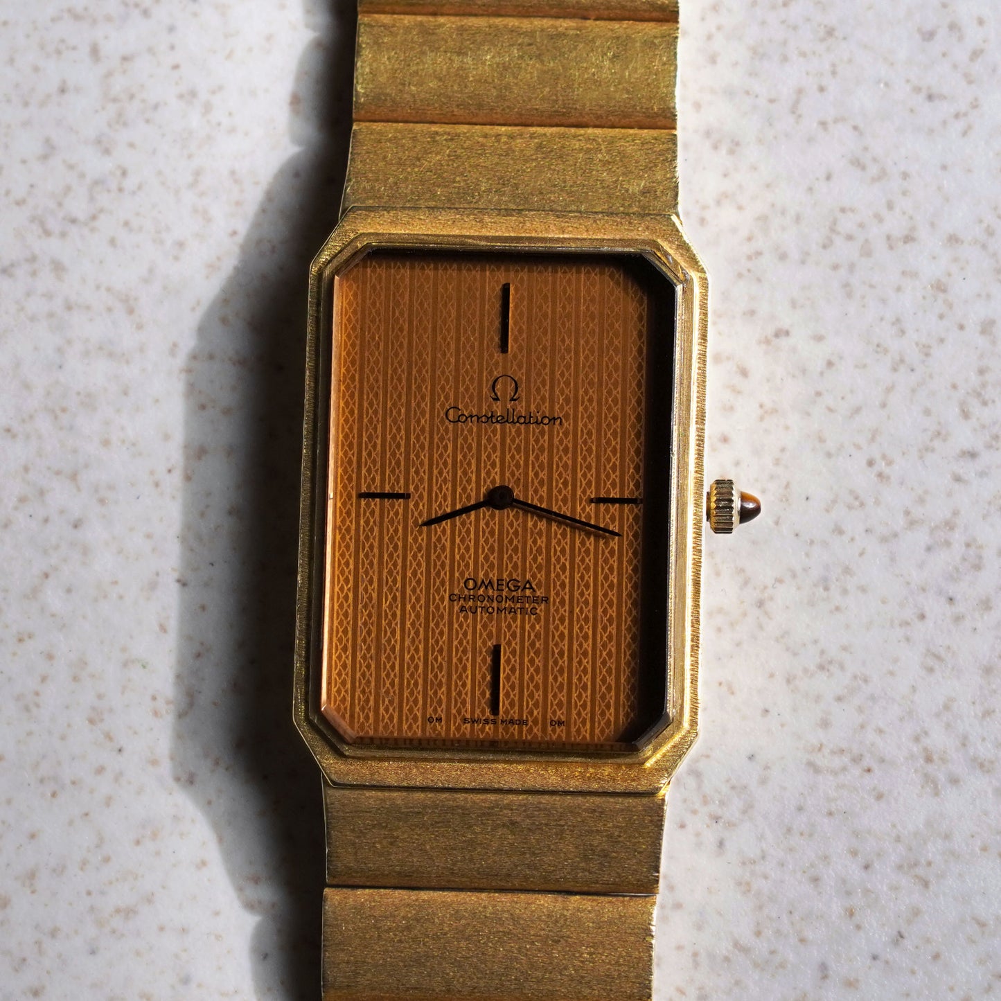 Rare 1970s Omega Constellation Chronometer, Yellow Gold