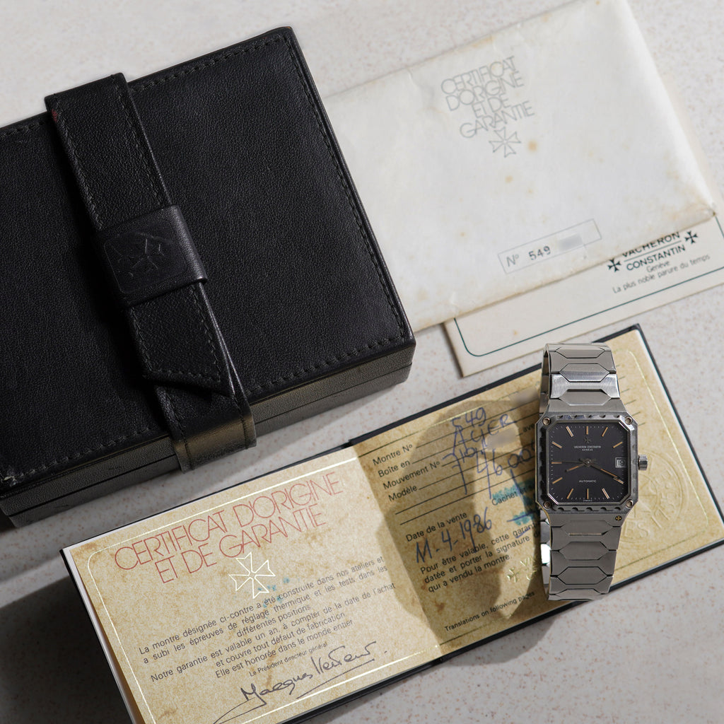 Vacheron Constantin 222 “Square”, Grey slate dial, Ref. 46004/411, Steel