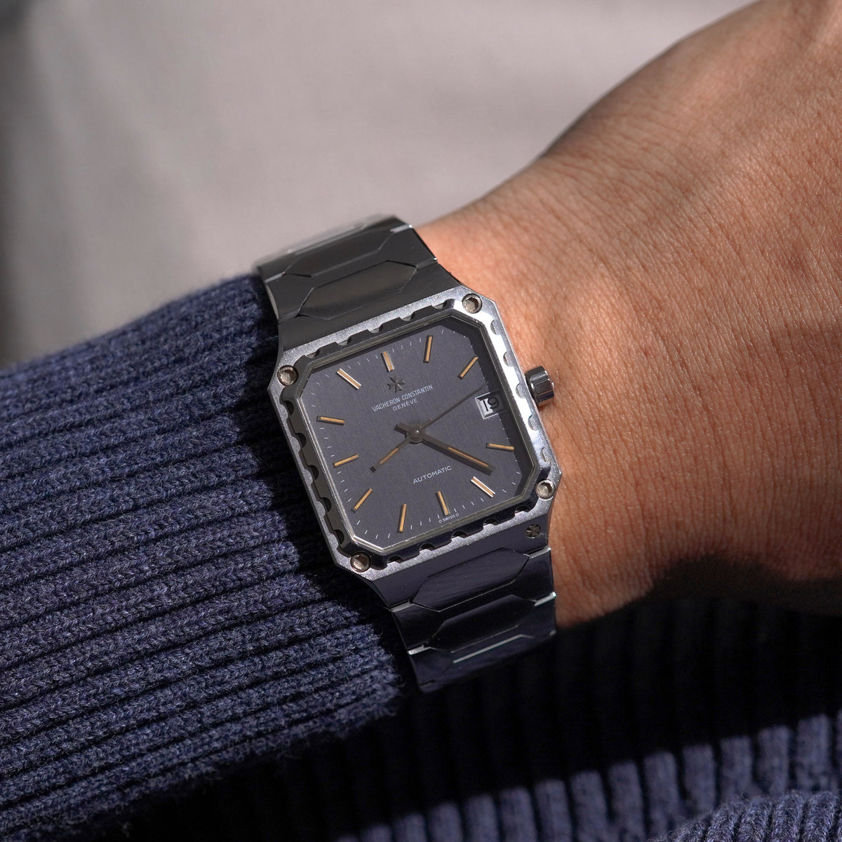 Vacheron Constantin 222 “Square”, Grey slate dial, Ref. 46004/411, Steel