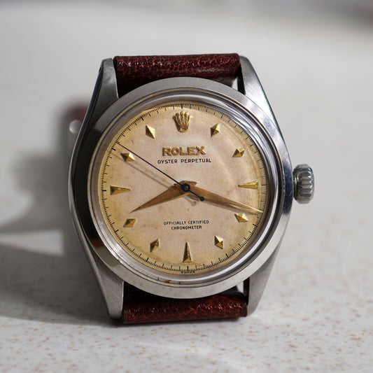Rolex Oyster Perpetual Semi-Bubbleback, Ref. 6284, Steel