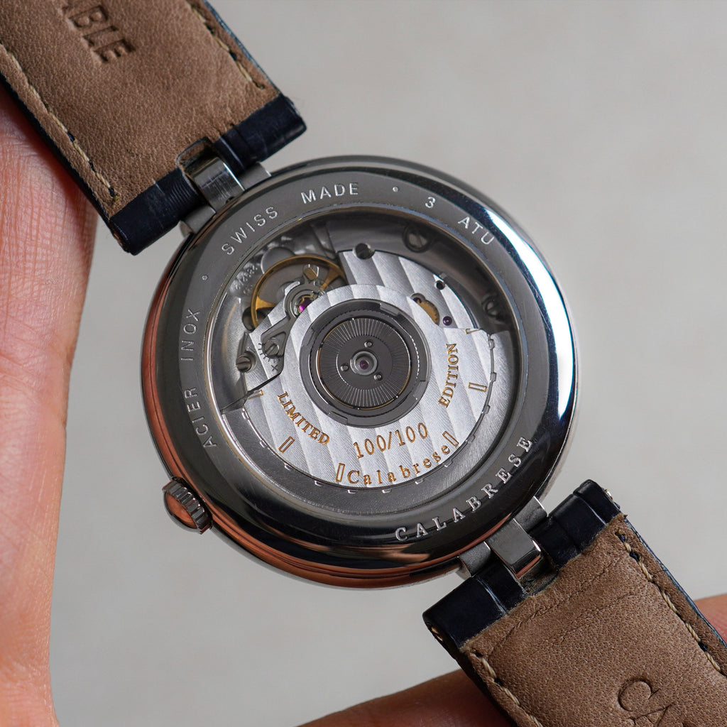 Vincent Calabrese Wandering Hours Limited Edition, Ref. HNLTD.100, No. 100/100, Steel