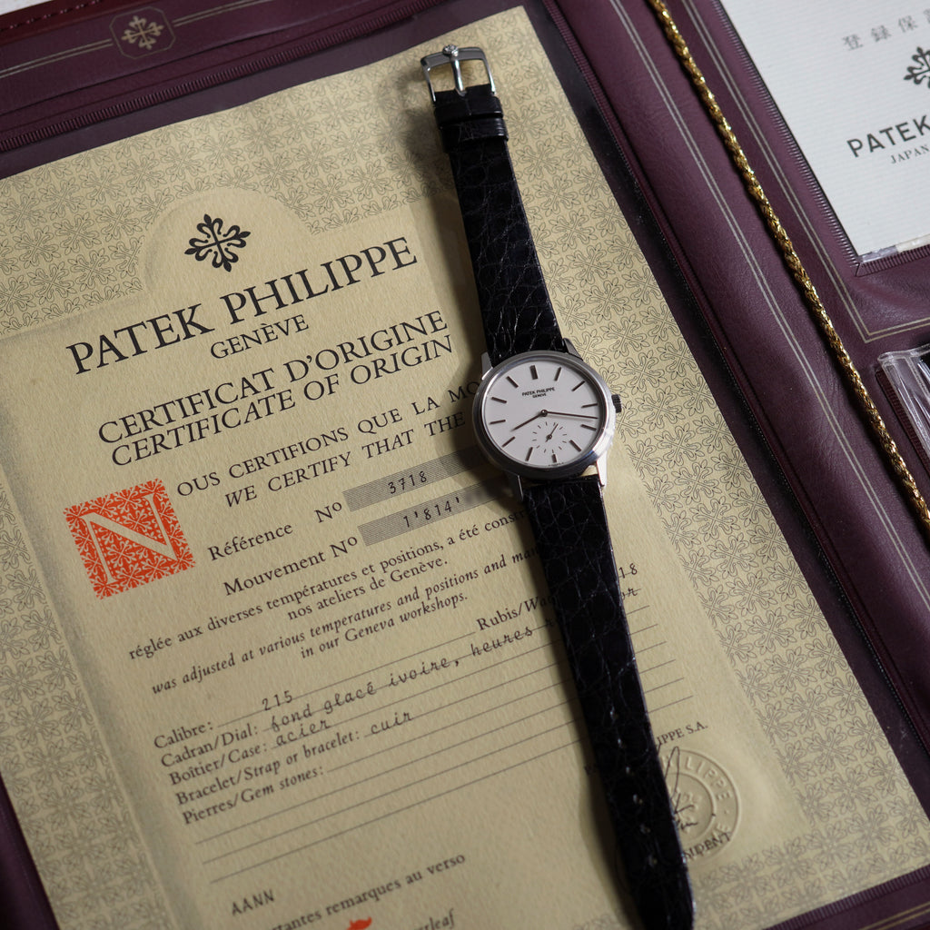 Patek Philippe Calatrava, 150th Anniversary Limited Edition, Ref. 3718, Steel