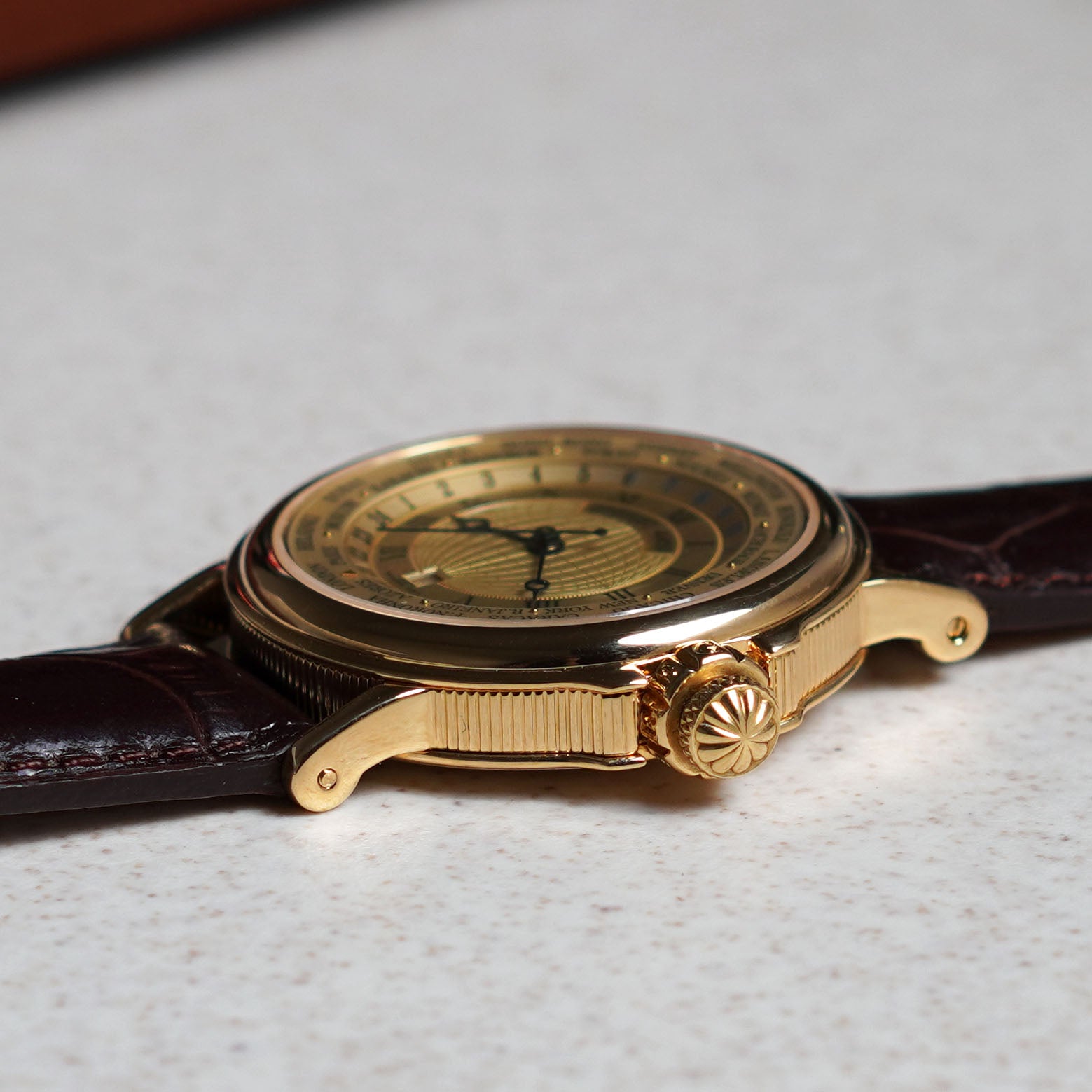 Breguet Marine Hora Mundi World Time with Date,  Ref. 3700BA, Yellow Gold