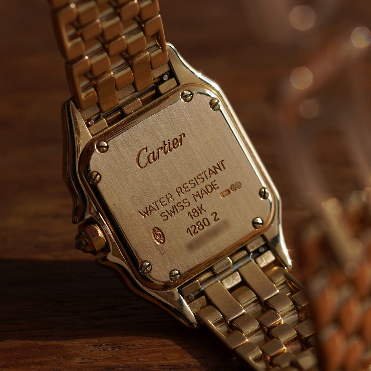 Cartier Panthère, Diamond dial and diamond bezel, Ref. WF3078B9, Yellow Gold