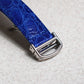 Cartier Pasha, Lapis Lazuli Dial and Diamond Grill, White Gold