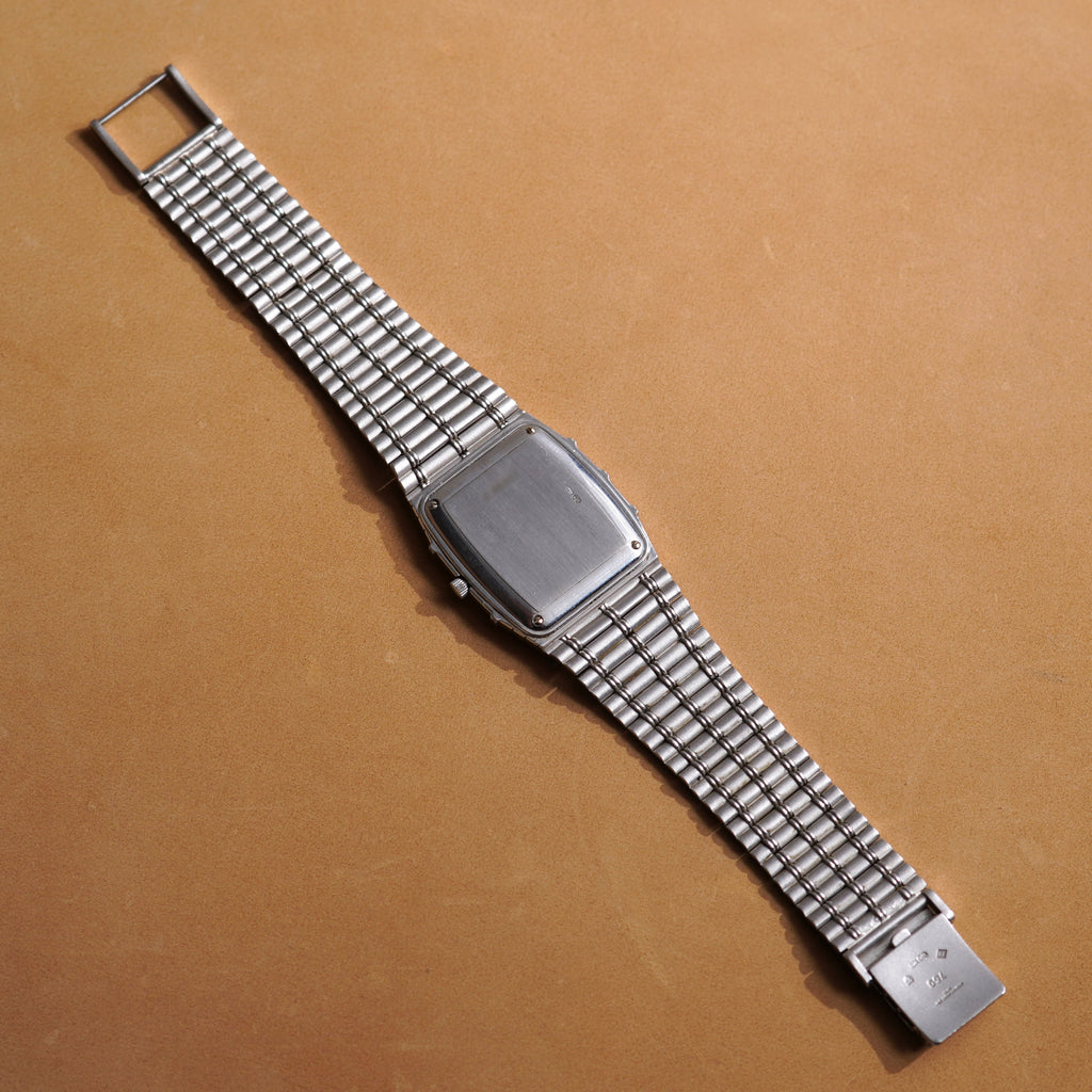 Audemars Piguet Bamboo, Manual wind, AP Logo Diamond Index, White Gold