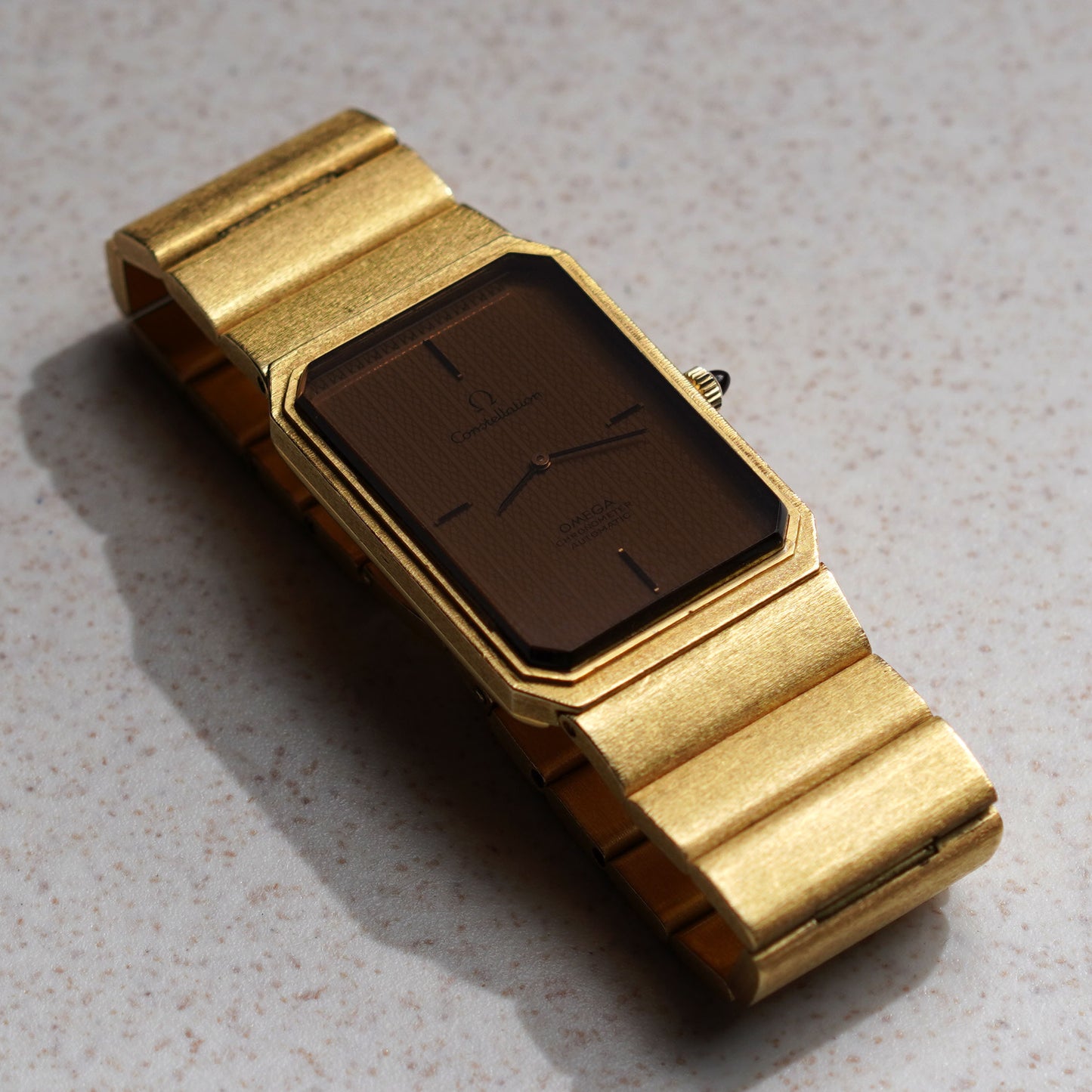 Rare 1970s Omega Constellation Chronometer, Yellow Gold