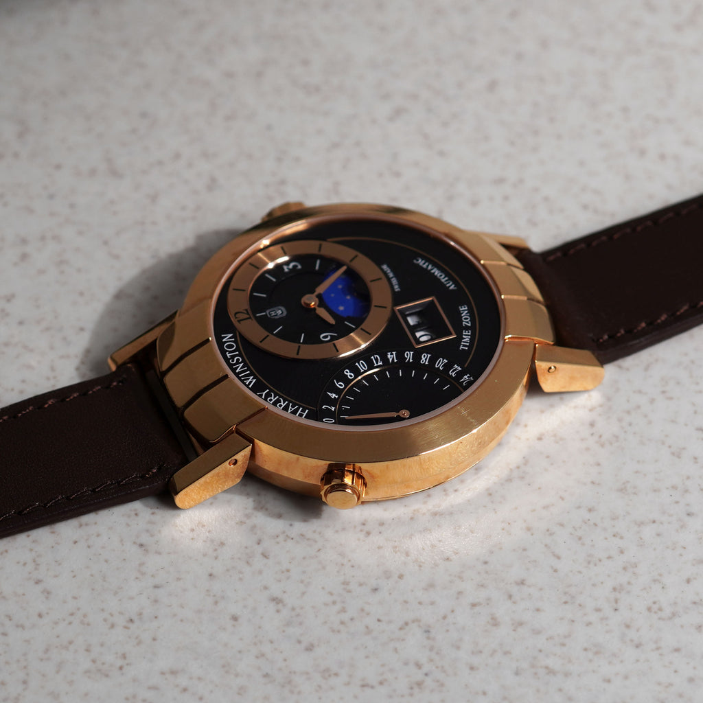 Harry Winston Premier Excenter Timezone, Ref. PRNATZ41, Rose Gold