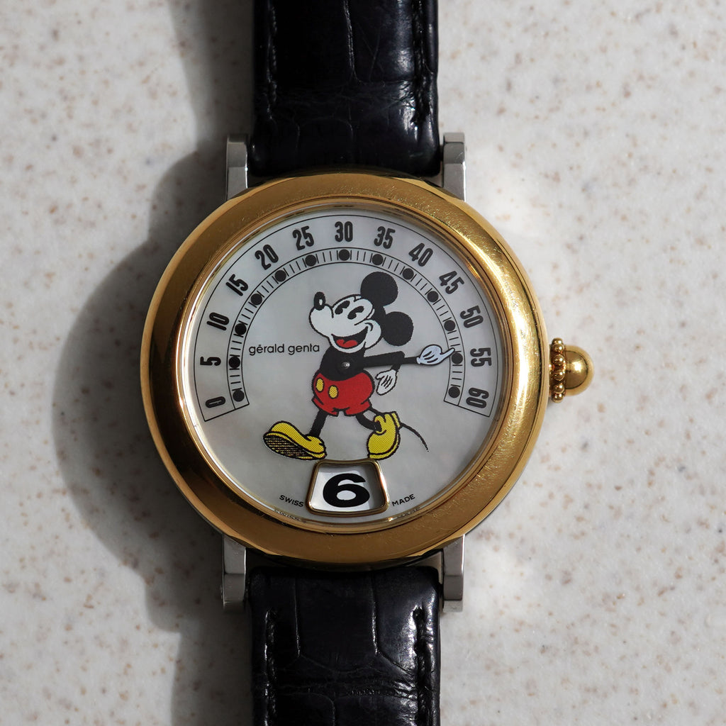 Gerald Genta Retro Fantasy Mickey Mouse, Ref. G.3612, Steel and Gold