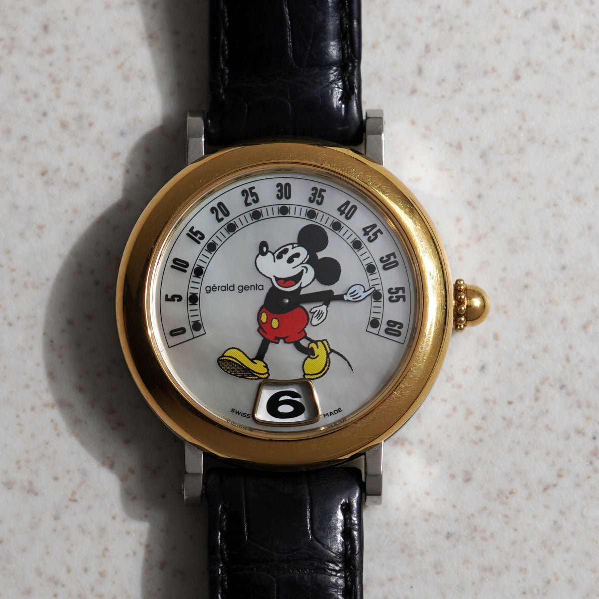 Gerald Genta Retro Fantasy Mickey Mouse, Ref. G.3612, Steel and Gold