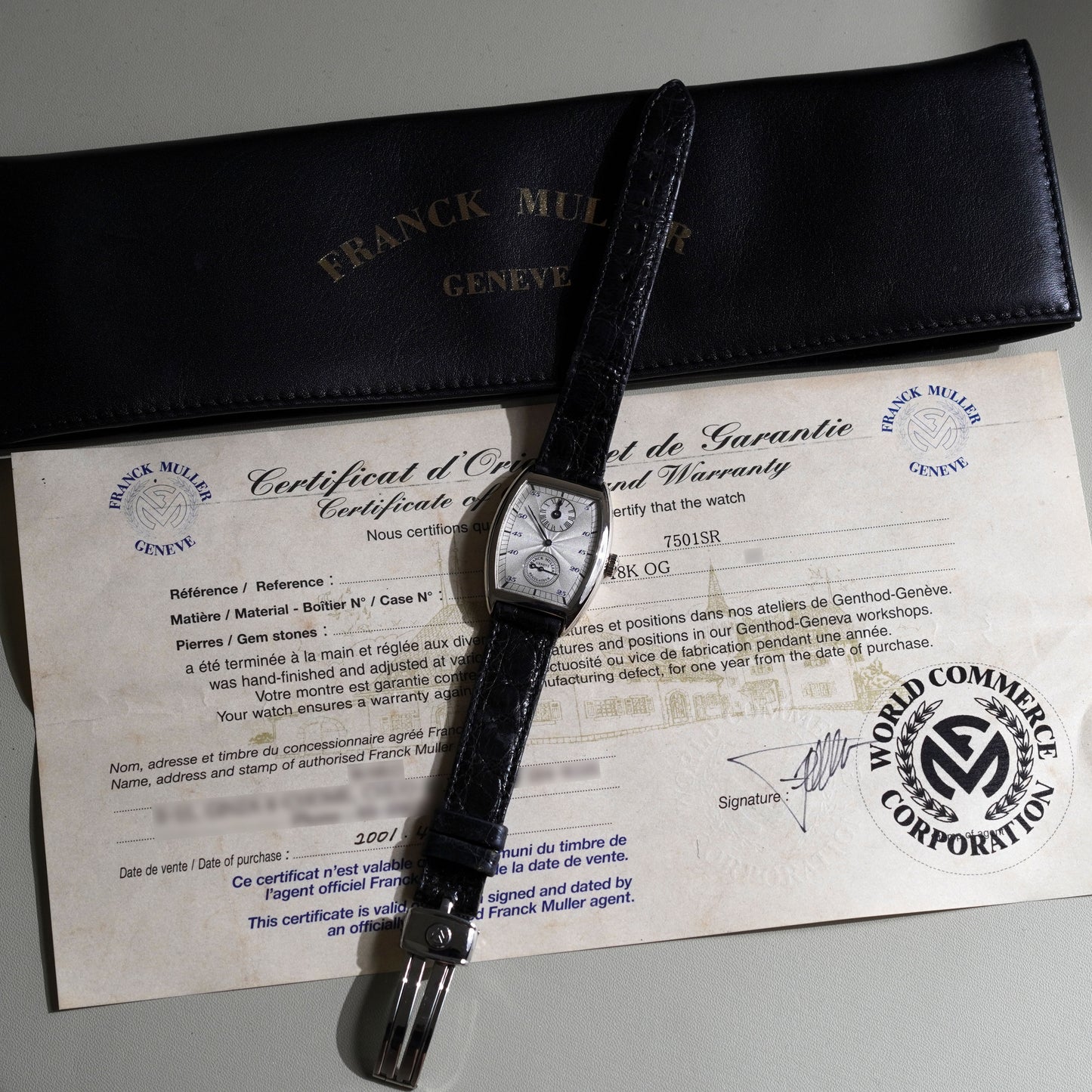 Franck Muller Master of Complications Regulateur, White Gold