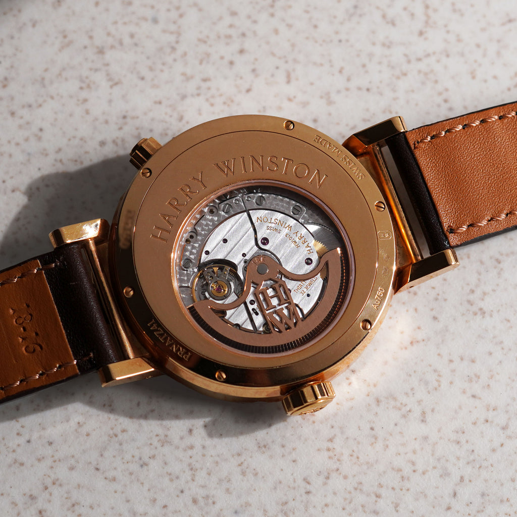 Harry Winston Premier Excenter Timezone, Ref. PRNATZ41, Rose Gold