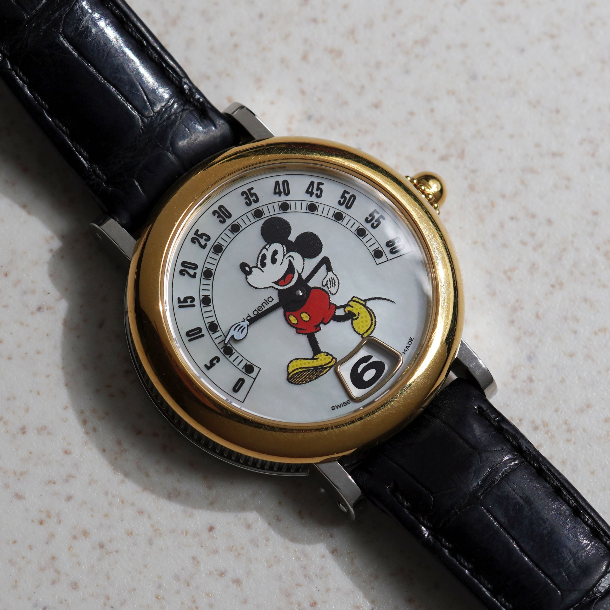 Gerald Genta Retro Fantasy Mickey Mouse, Ref. G.3612, Steel and Gold