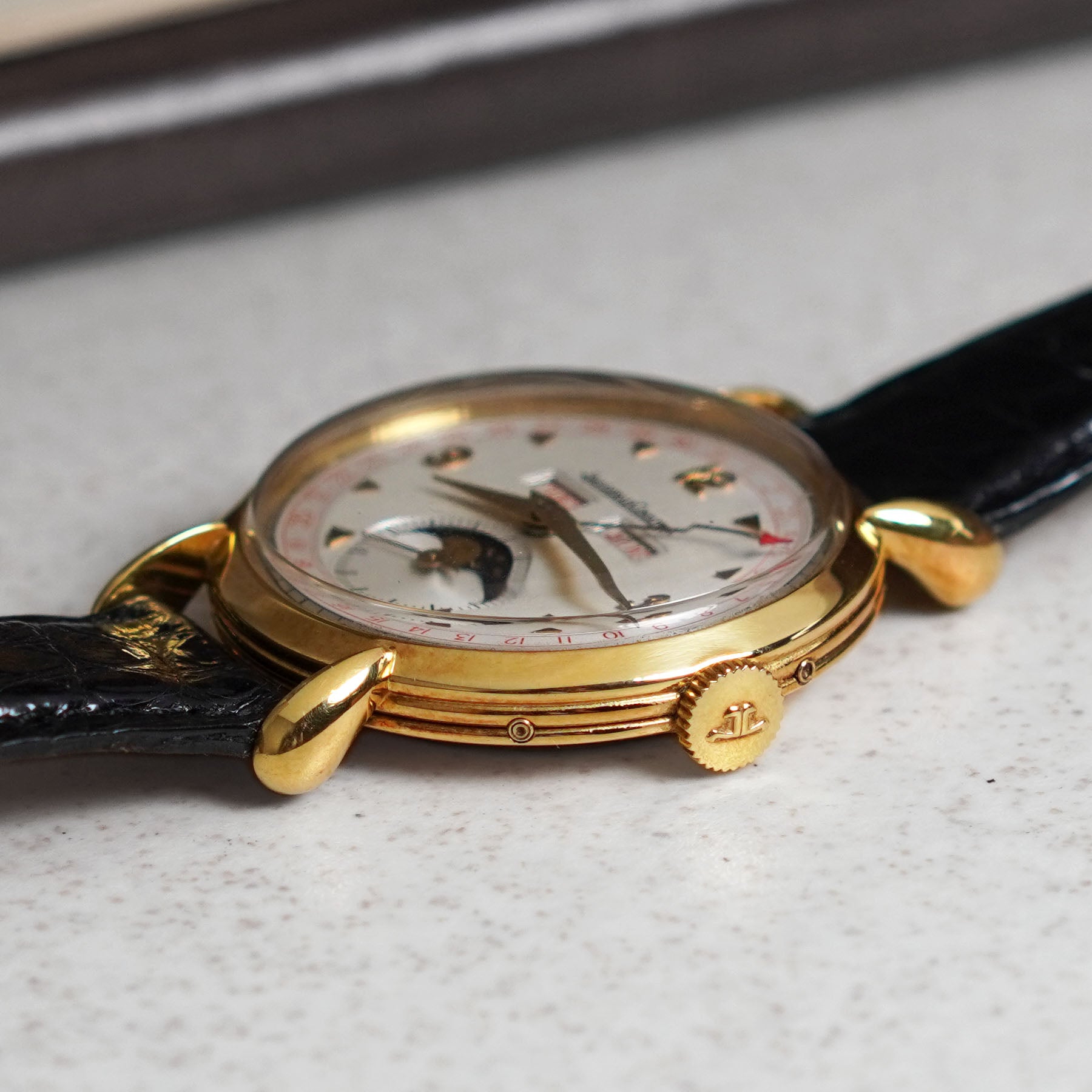 Jaeger-LeCoultre Triple Calendar Moonphase, 150th Anniversary Limited Edition, Ref. 141.008, Yellow Gold