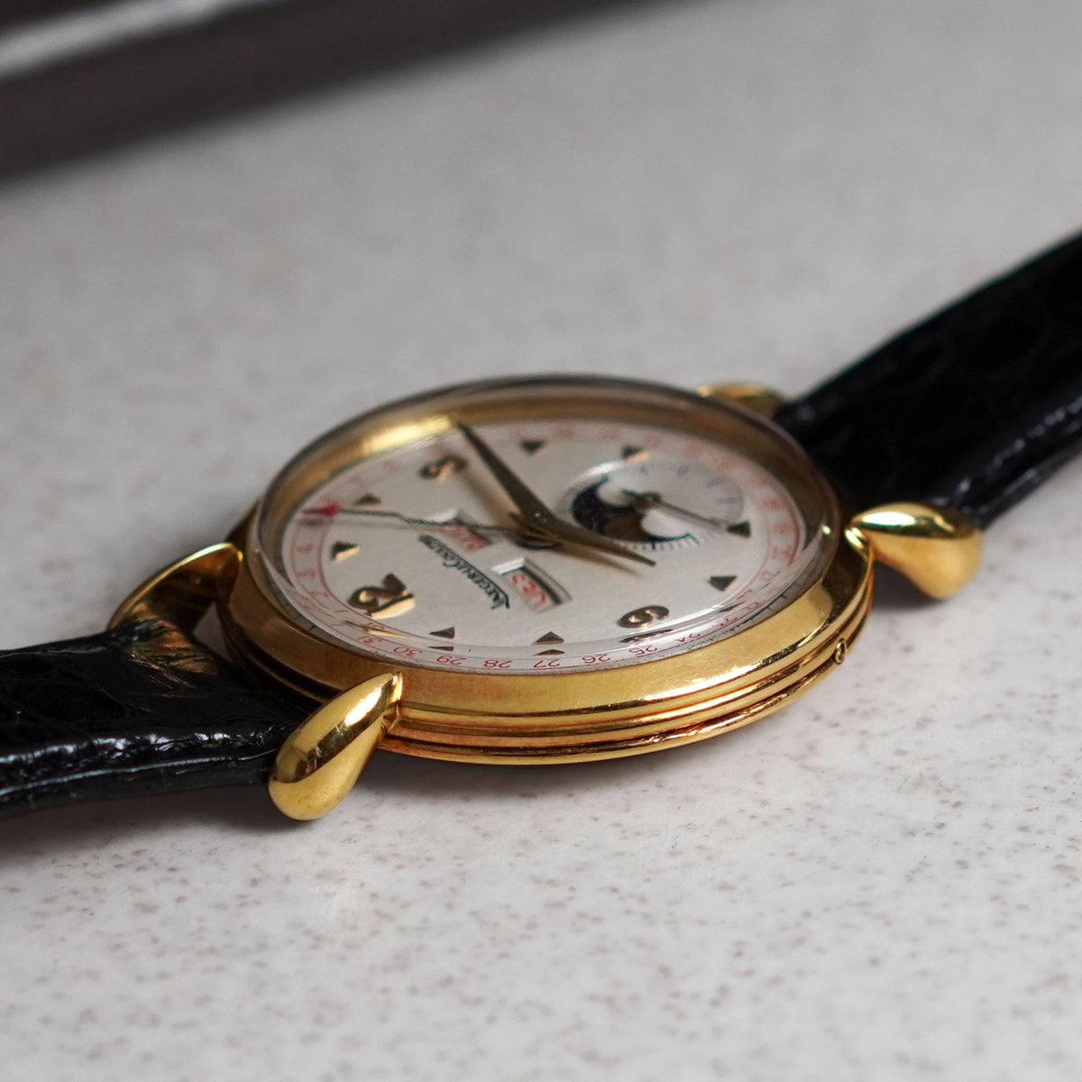 Jaeger-LeCoultre Triple Calendar Moonphase, 150th Anniversary Limited Edition, Ref. 141.008, Yellow Gold