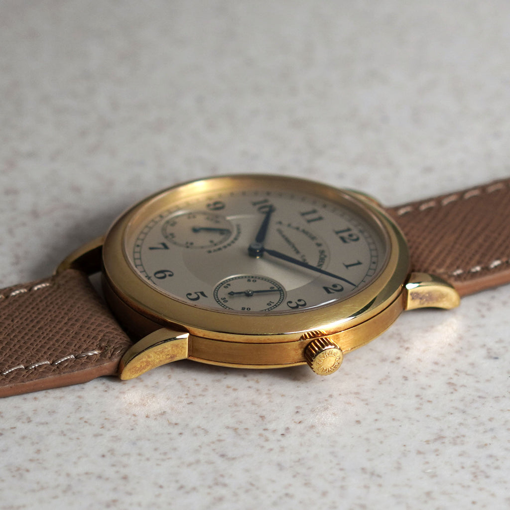 A. Lange & Sohne 1815 Up/Down First Generation, Ref. 221.021, Yellow Gold