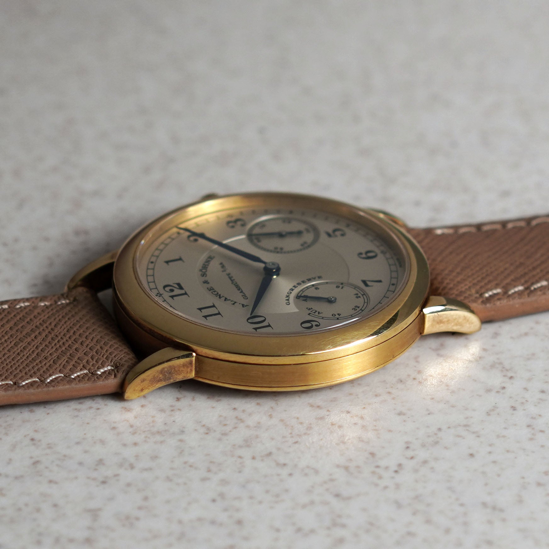 A. Lange & Sohne 1815 Up/Down First Generation, Ref. 221.021, Yellow Gold