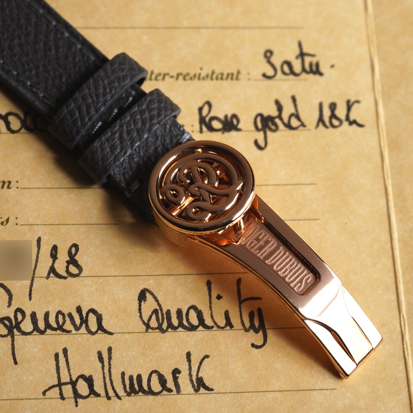 Roger Dubuis Sympathie Bi-Retrograde Calendar and Moonphase S34 5740 5, Rose Gold