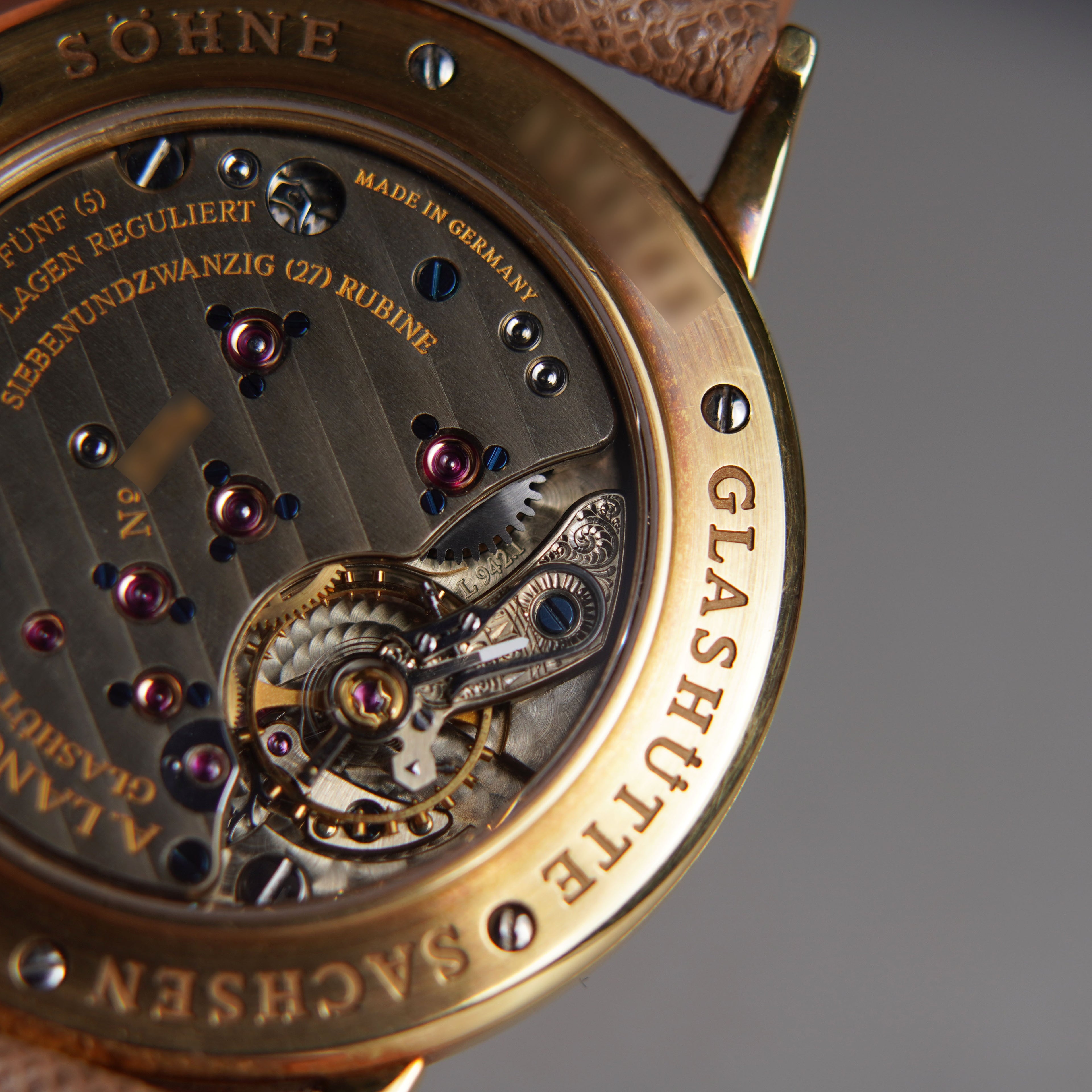 A. Lange & Sohne 1815 Up/Down First Generation, Ref. 221.021, Yellow Gold