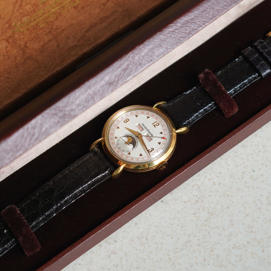Jaeger-LeCoultre Triple Calendar Moonphase, 150th Anniversary Limited Edition, Ref. 141.008, Yellow Gold