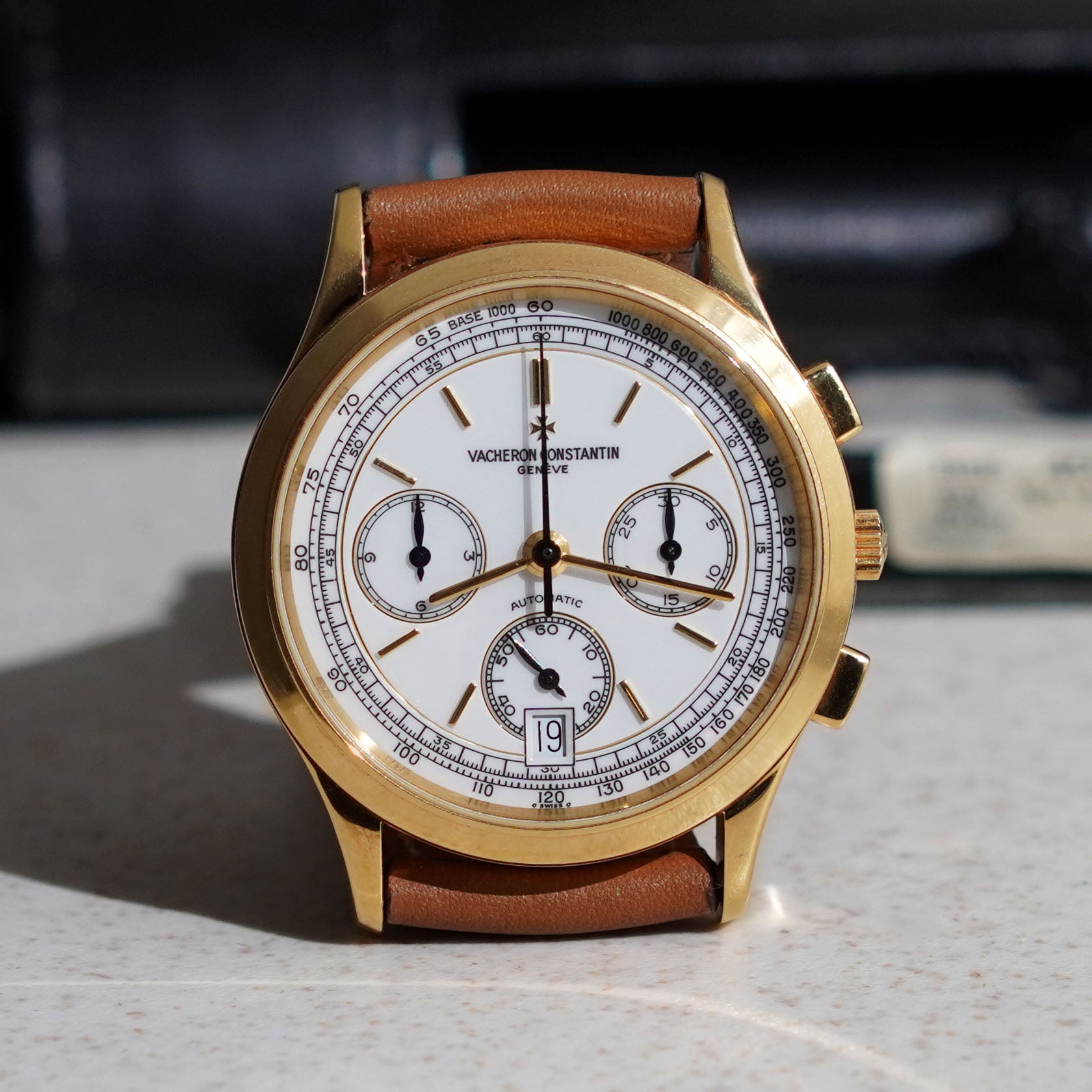Vacheron Constantin Les Historiques Chronograph, Ref. 49002, Yellow Gold