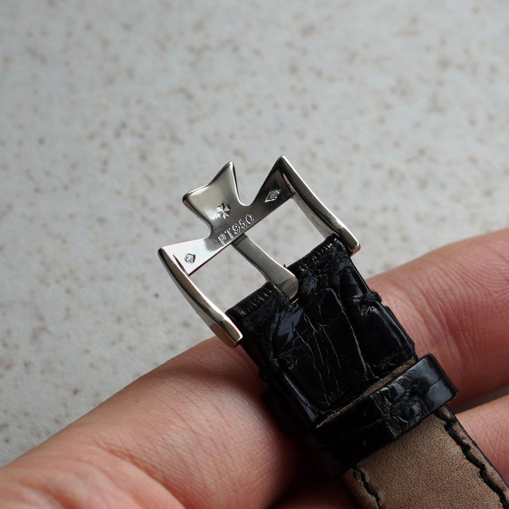 Vacheron Constantin Les Historiques Automatic, Cow Horn lugs, Ref. 48003, Platinum